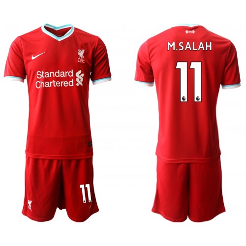 Liverpool Dres Mohamed Salah 11 Dječji Domaći 2020/21 Kratkih Rukava Liverpool Dres Mohamed Salah 11 Dječji Domaći 2020/21 Kratkih Rukava